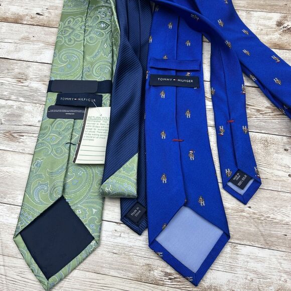 Tommy Hilfiger Men's 100% Silk Designer Neck Ties Lot of 13 - Picture 5 of 16